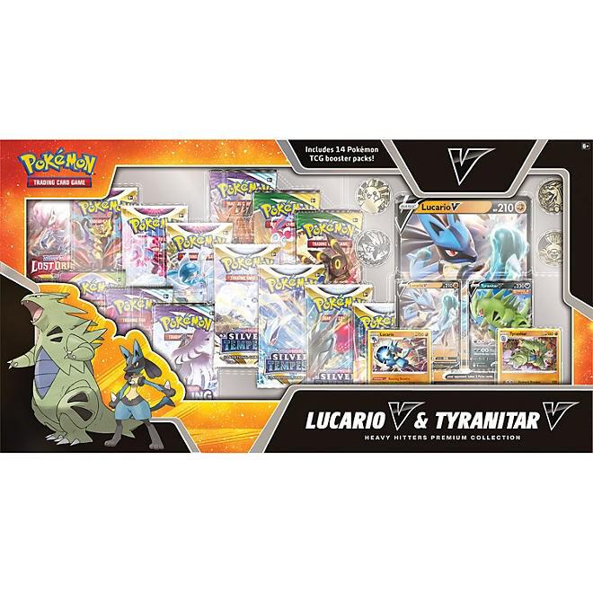 Pokemon Lucario V & Tyranitar V Heavy Hitters Premium Collection