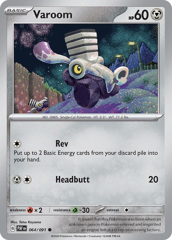 Pokemon Varoom 64/91 Paldean Fates