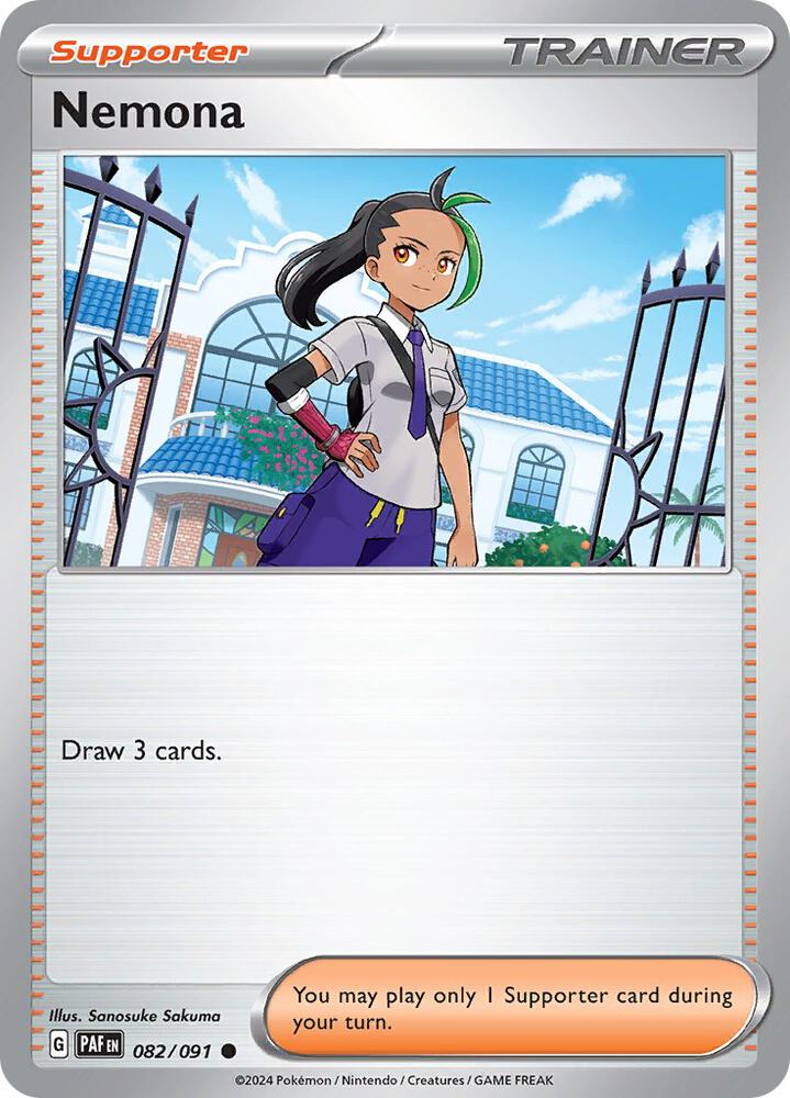 Pokemon Nemona 82/91 Paldean Fates
