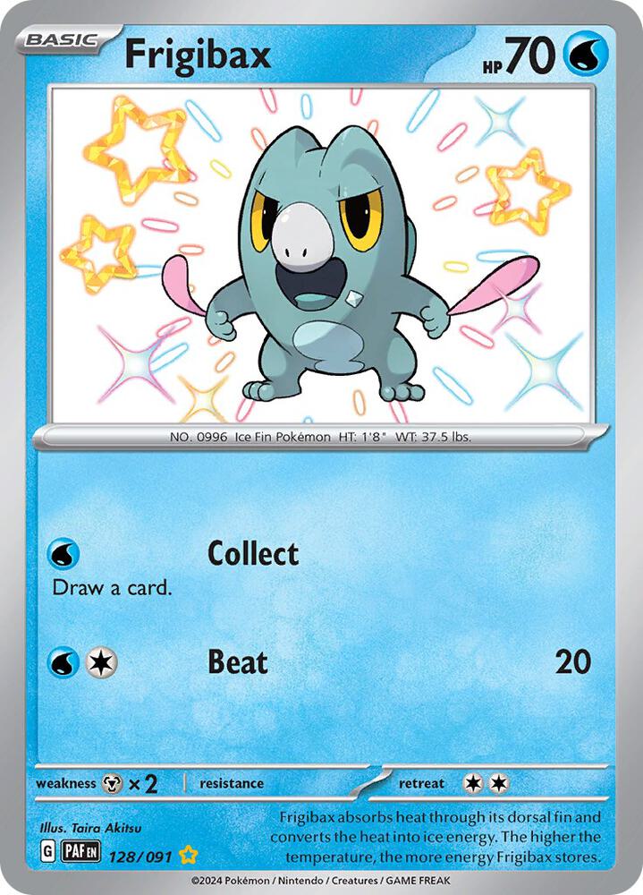 Pokemon Frigibax 128/91 Paldean Fates