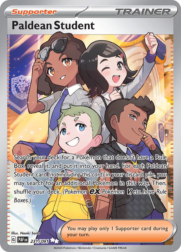 Pokemon Paldean Student 231/91 Paldean Fates