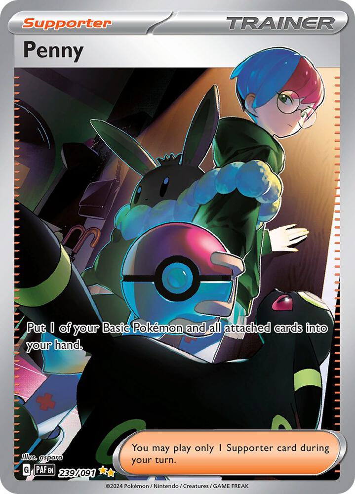 Pokemon Penny 239/91 Paldean Fates