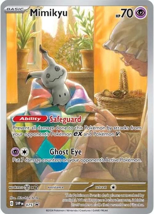 Pokemon Mimikyu 75 SVP Black Star Promos