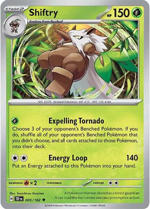 Pokemon Shiftry 5/162 Temporal Forces