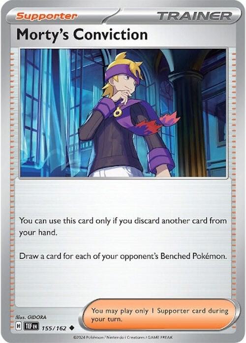 Pokemon Morty's Conviction 155/162 Temporal Forces
