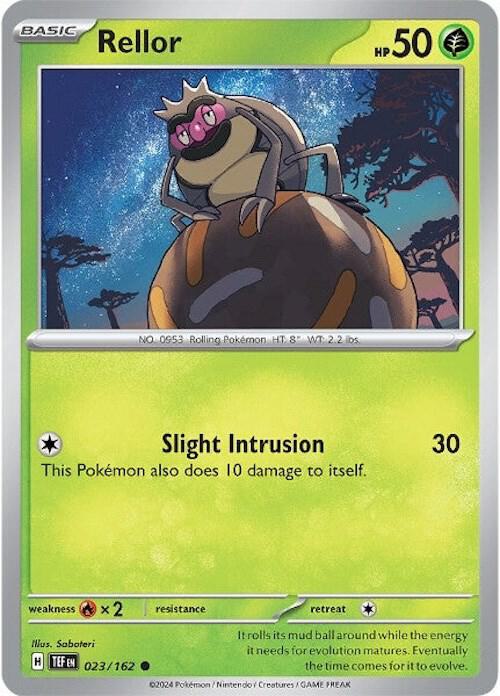 Pokemon Rellor 23/162 Temporal Forces