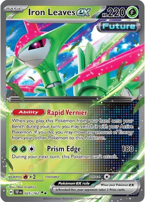 Pokemon Iron Leaves ex 25/162 Temporal Forces
