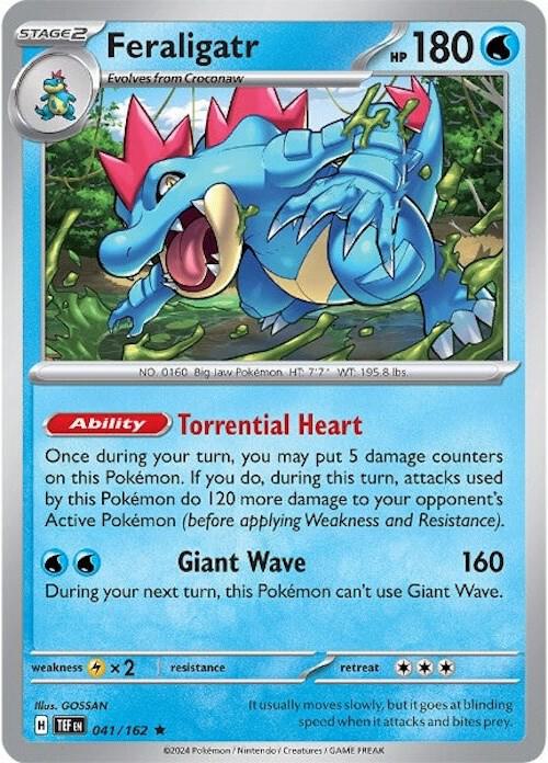 Pokemon Feraligatr 41/162 Temporal Forces