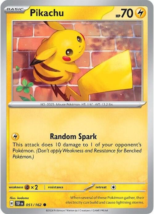 Pokemon Pikachu 51/162 Temporal Forces