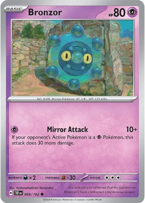 Pokemon Bronzor 68/162 Temporal Forces