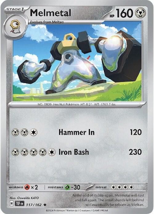 Pokemon Melmetal 117/162 Temporal Forces