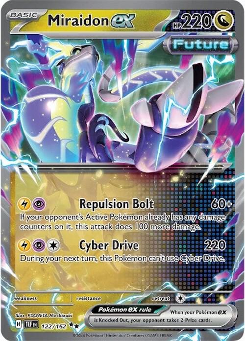 Pokemon Miraidon ex 122/162 Temporal Forces
