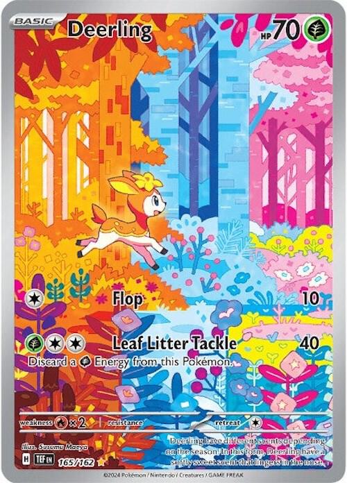 Pokemon Deerling 165/162 Temporal Forces