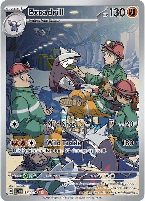 Pokemon Excadrill 174/162 Temporal Forces