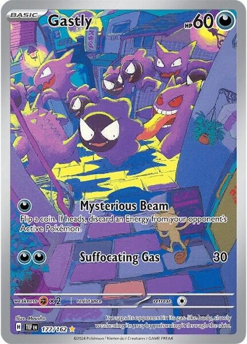 Pokemon Gastly 177/162 Temporal Forces