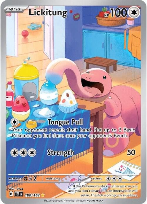 Pokemon Lickitung 180/162 Temporal Forces