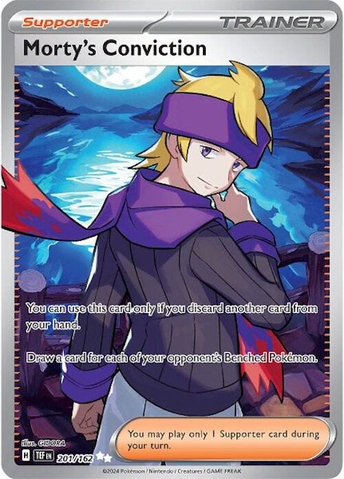 Pokemon Morty's Conviction 201/162 Temporal Forces