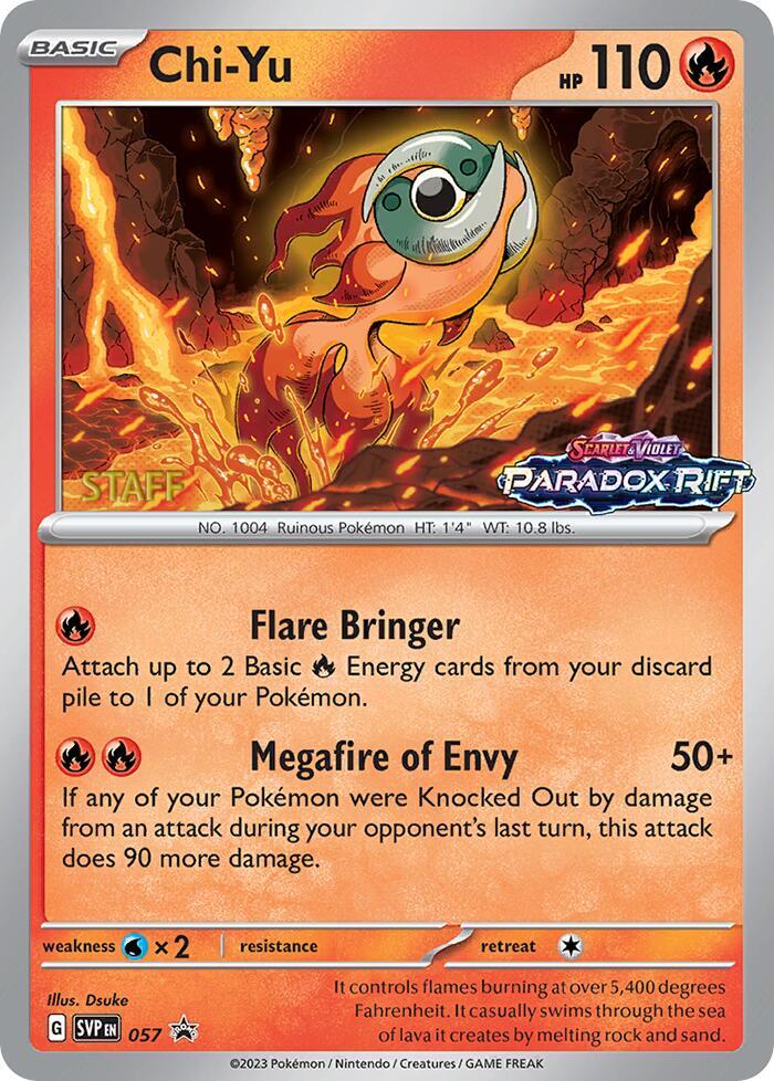 Pokemon Chi-Yu 57 SVP Black Star Promos