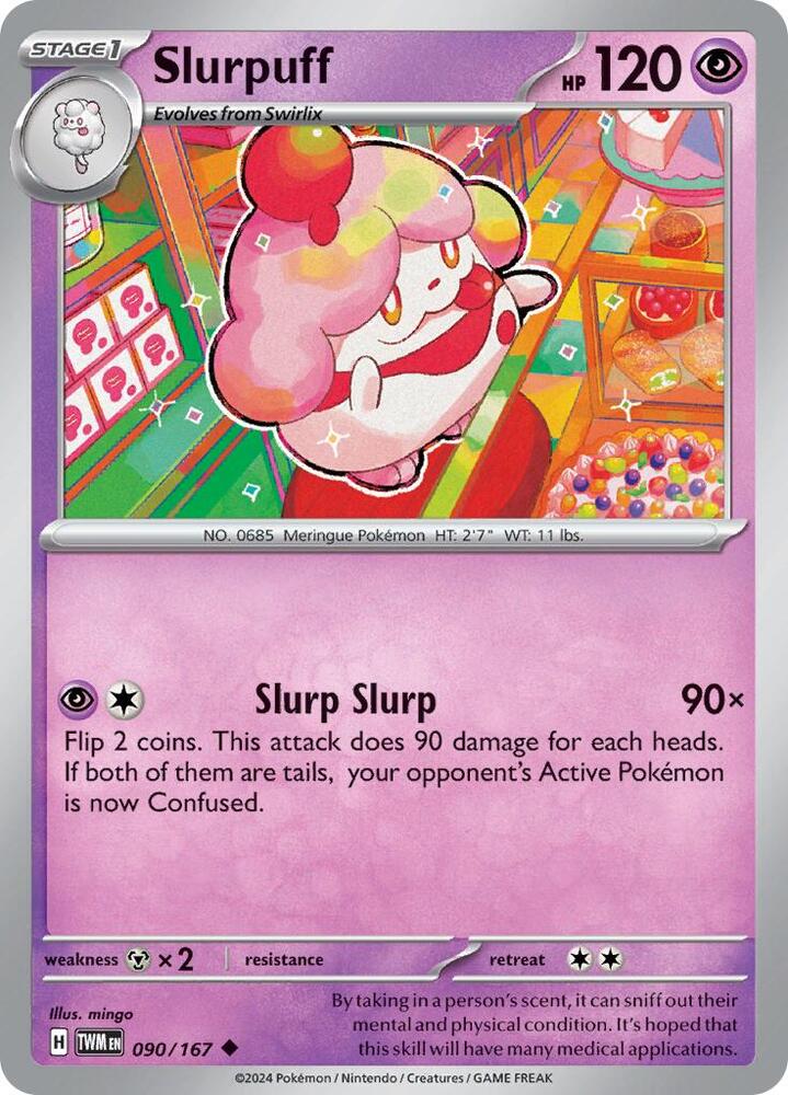 Pokemon Slurpuff 90/167 Twilight Masquerade