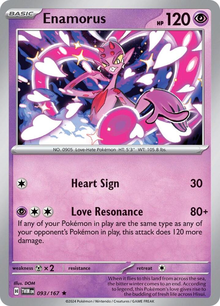 Pokemon Enamorus 93/167 Twilight Masquerade