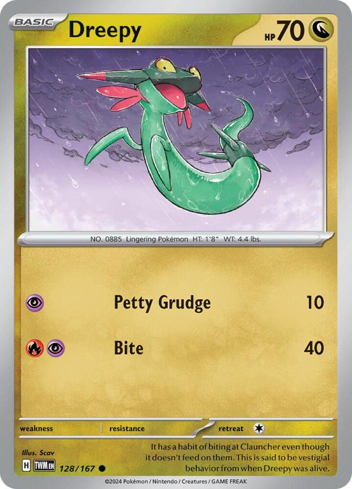 Pokemon Dreepy 128/167 Twilight Masquerade
