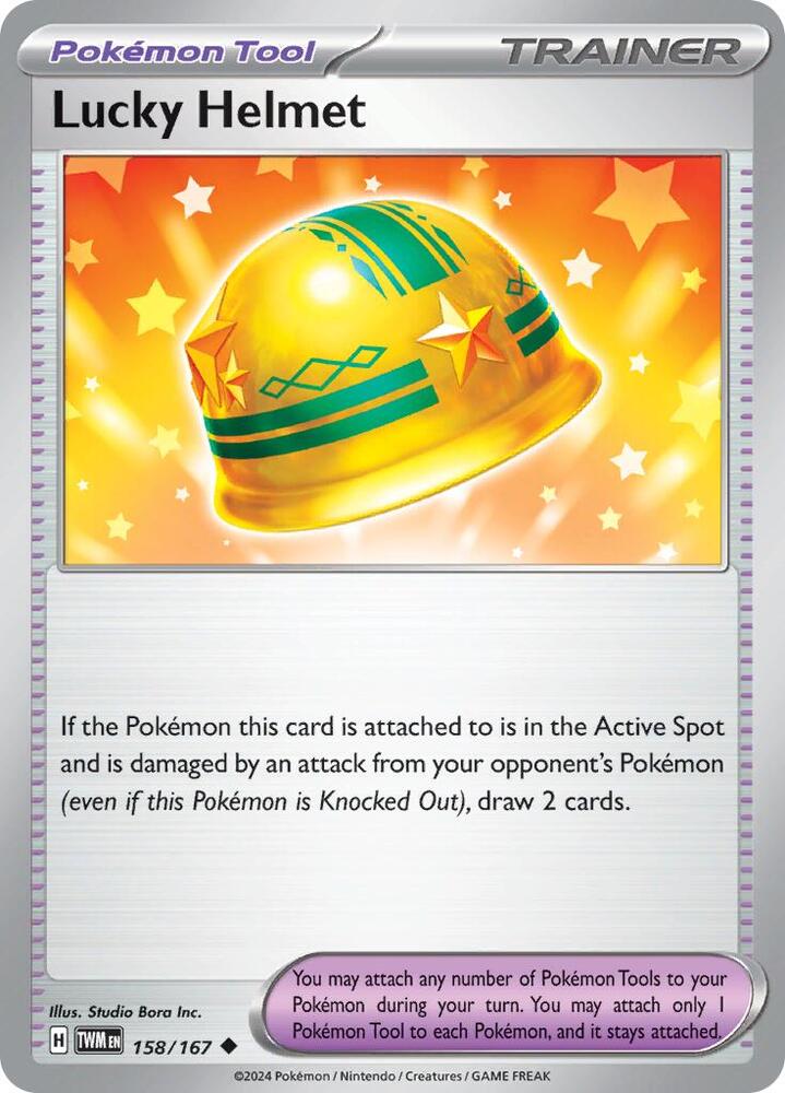 Pokemon Lucky Helmet 158/167 Twilight Masquerade