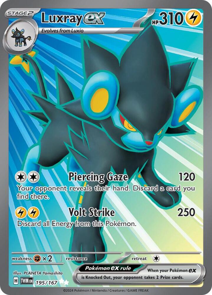 Pokemon Luxray ex 195/167 Twilight Masquerade