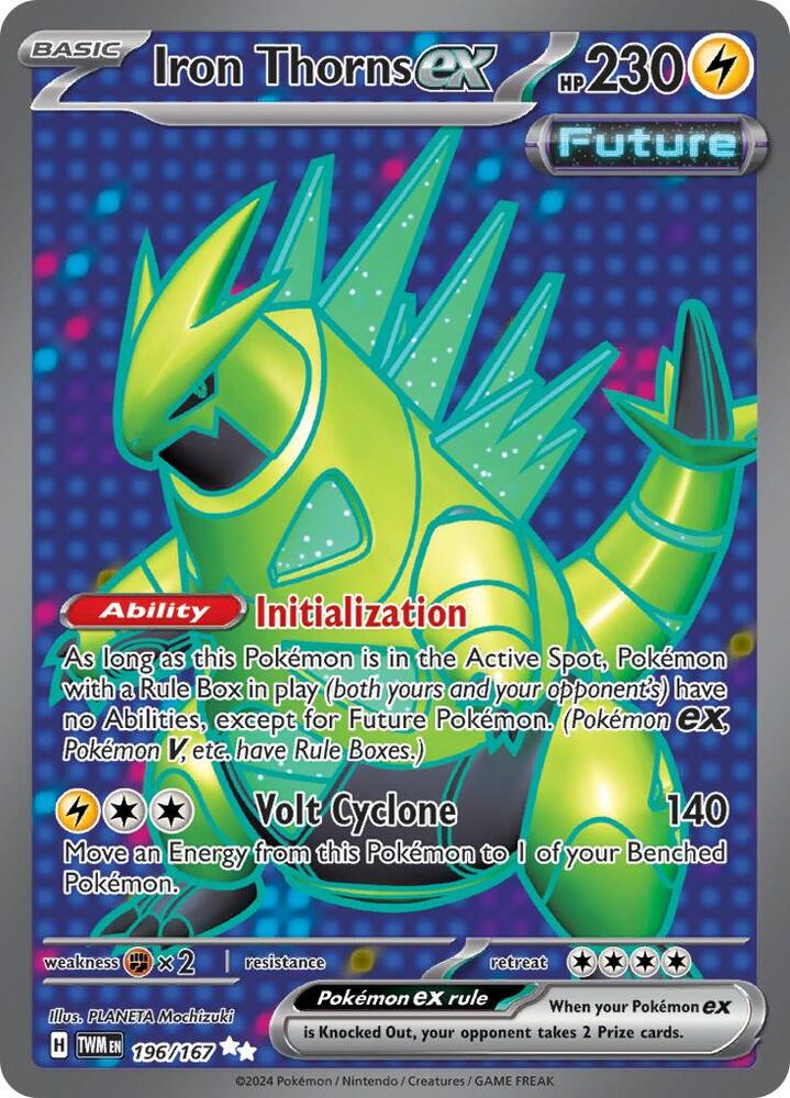 Pokemon Iron Thorns ex 196/167 Twilight Masquerade