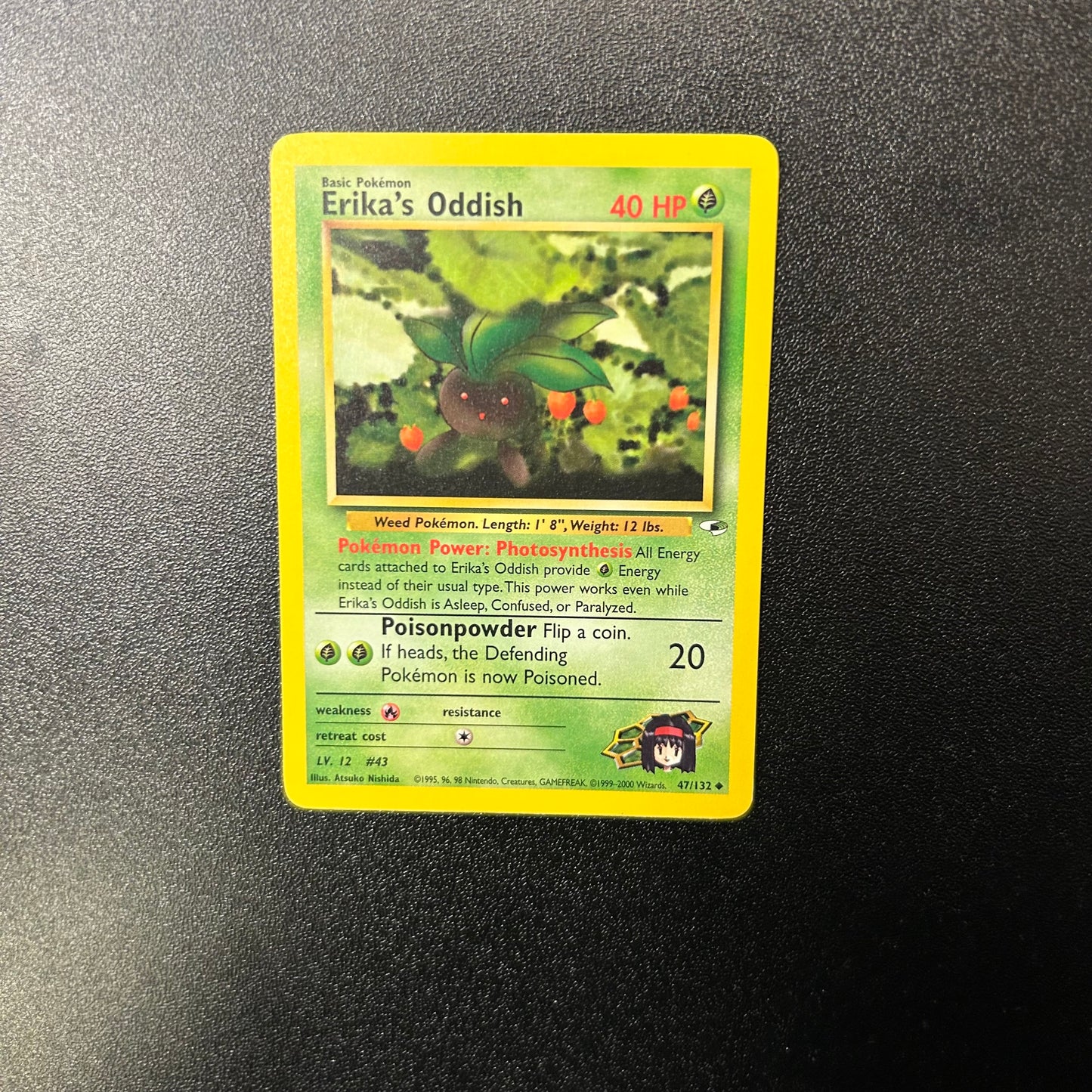 Pokemon TCG Erika's Oddish 47/132 Gym Heroes