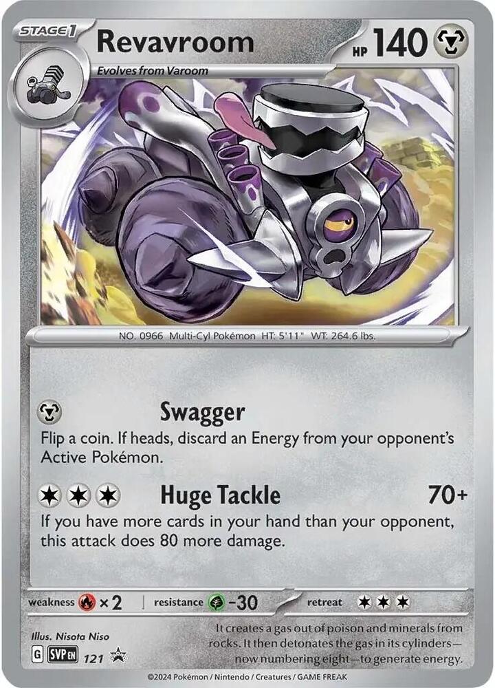 Pokemon Revavroom 121 SVP Black Star Promos