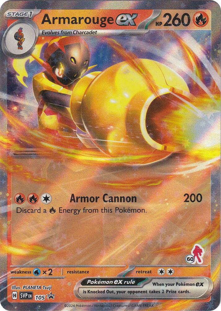 Pokemon Armarouge ex 105 SVP Black Star Promos