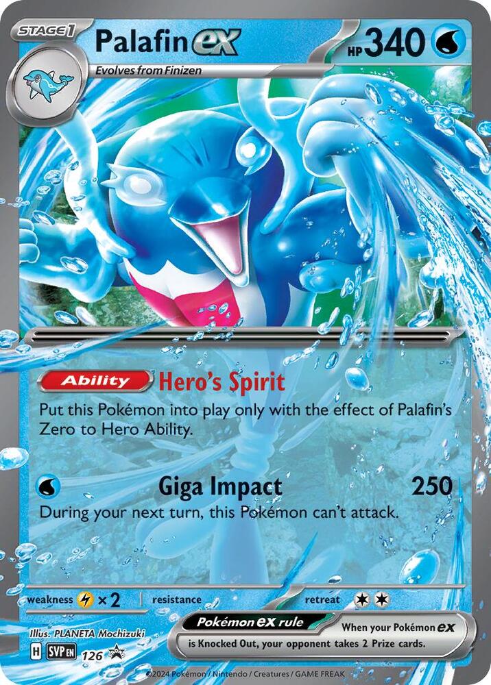 Pokemon Palafin ex 126 SVP Black Star Promos