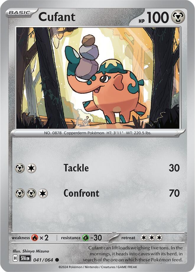 Pokemon Cufant 41/64 Shrouded Fable
