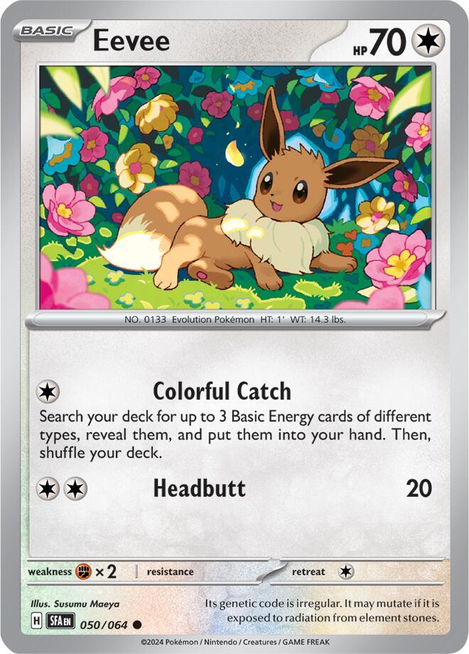 Pokemon Eevee 50/64 Shrouded Fable