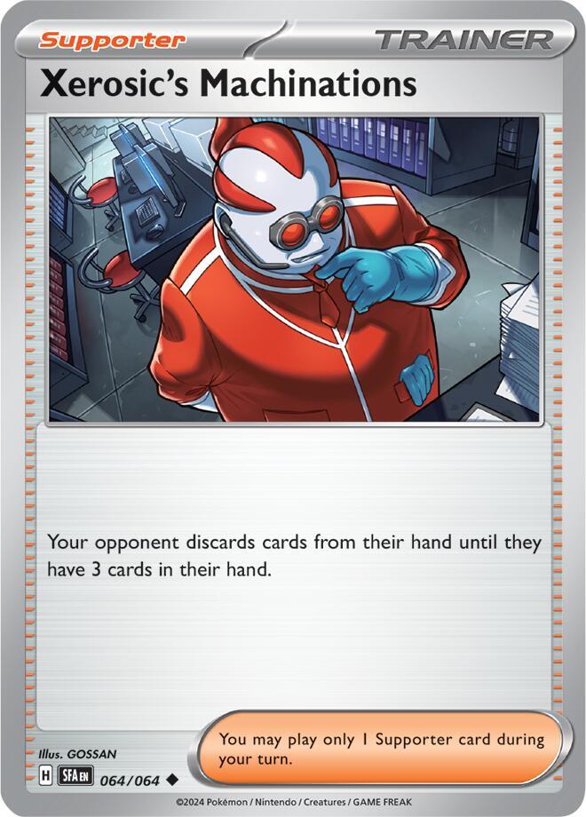 Pokemon Xerosic's Machinations 64/64 Shrouded Fable