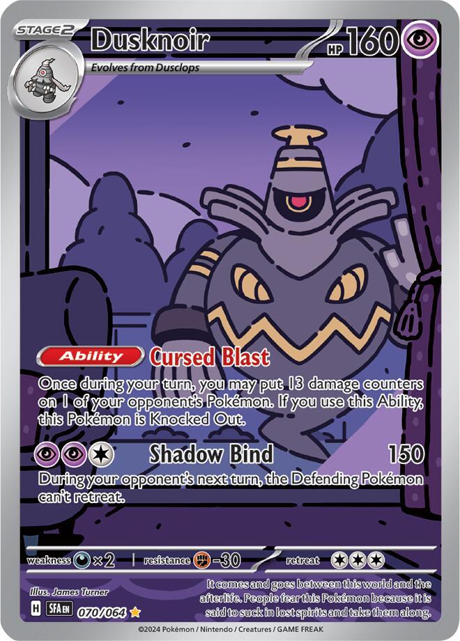 Pokemon Dusknoir 70/64 Shrouded Fable