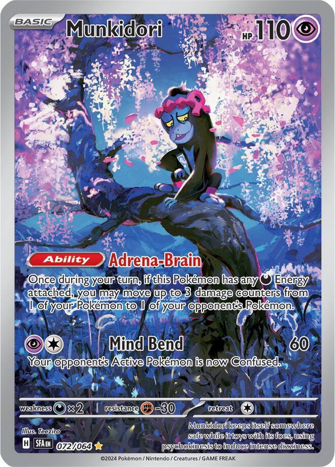 Pokemon Munkidori 72/64 Shrouded Fable