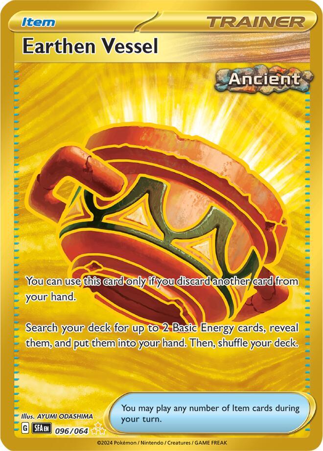 Pokemon Earthen Vessel 96/64 Shrouded Fable