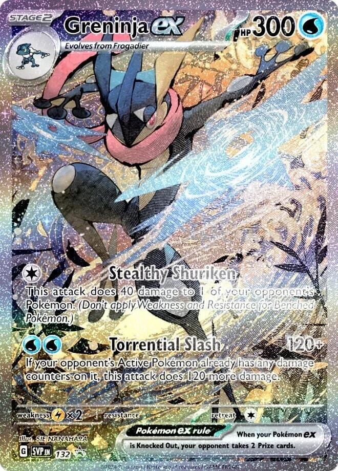 Pokemon Greninja ex 132 SVP Black Star Promos