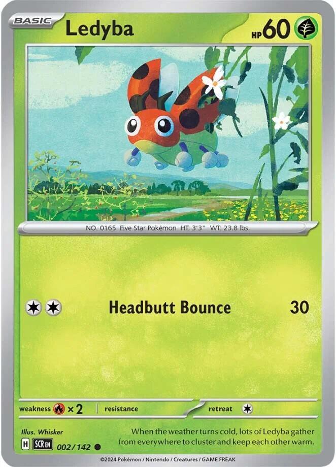 Pokemon Ledyba 2/142 Stellar Crown