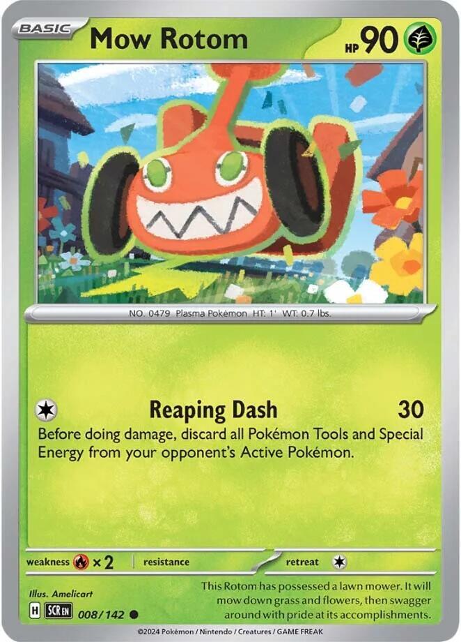 Pokemon Mow Rotom 8/142 Stellar Crown