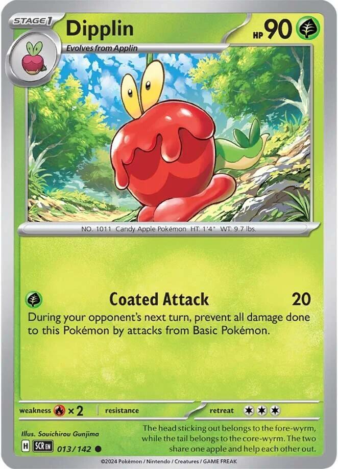Pokemon Dipplin 13/142 Stellar Crown