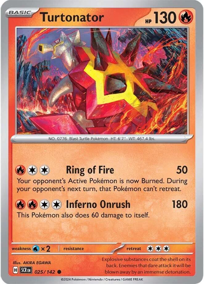Pokemon Turtonator 25/142 Stellar Crown
