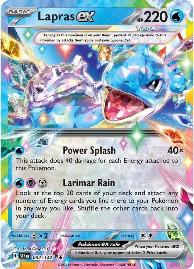 Pokemon Lapras ex 32/142 Stellar Crown