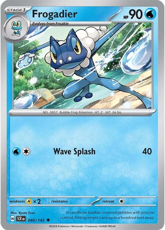 Pokemon Frogadier 40/142 Stellar Crown