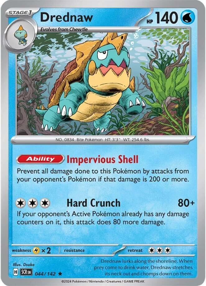 Pokemon Drednaw 44/142 Stellar Crown