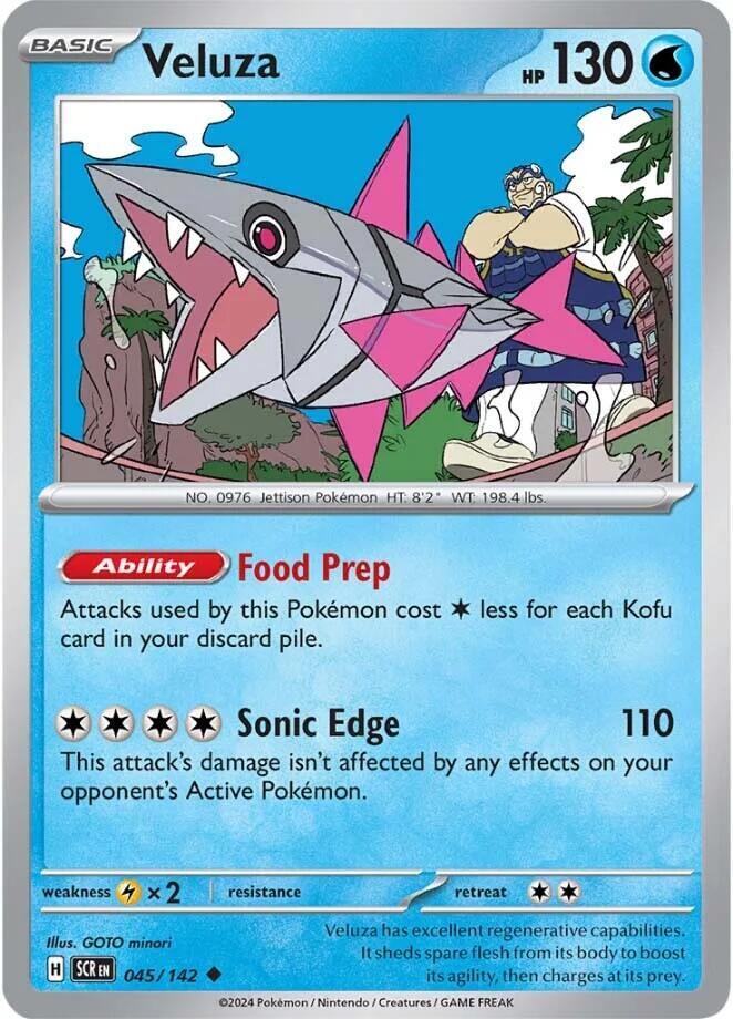 Pokemon Veluza 45/142 Stellar Crown