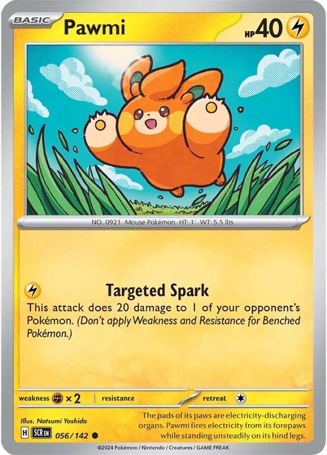 Pokemon Pawmi 56/142 Stellar Crown
