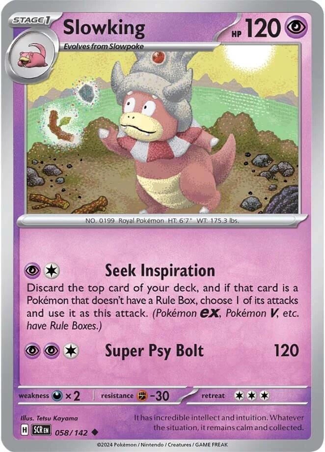 Pokemon Slowking 58/142 Stellar Crown
