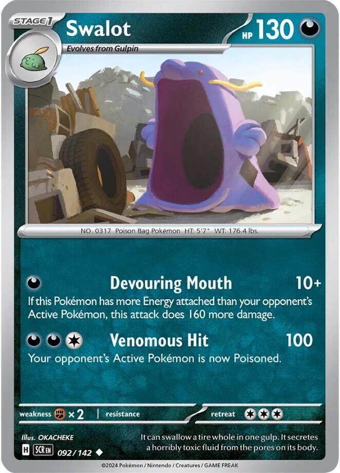 Pokemon Swalot 92/142 Stellar Crown